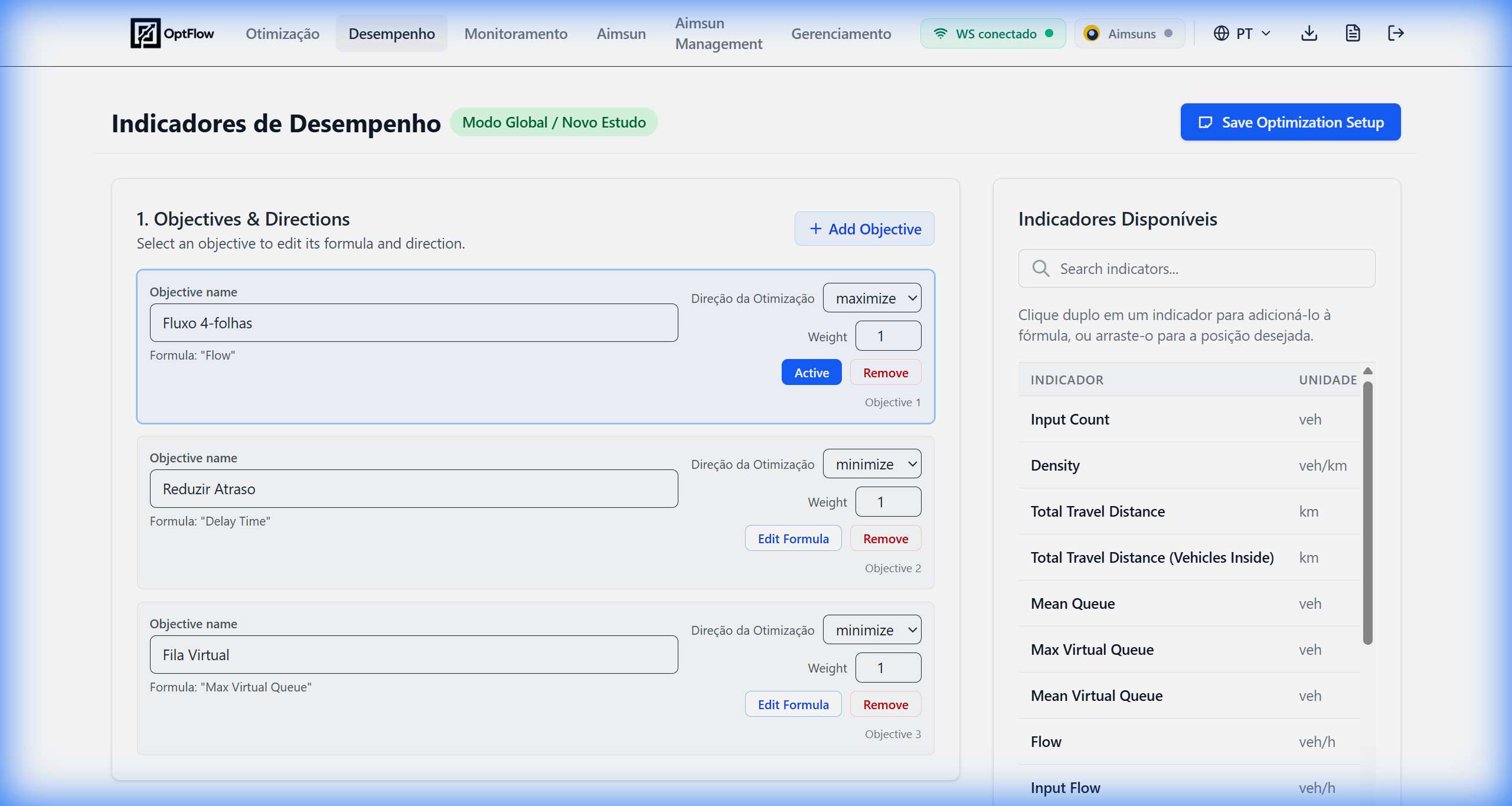 Configuração de Métricas Avançadas